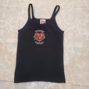Rare Tommy Castro Concert Heart Tank Top Thin Strap Classic Sexy